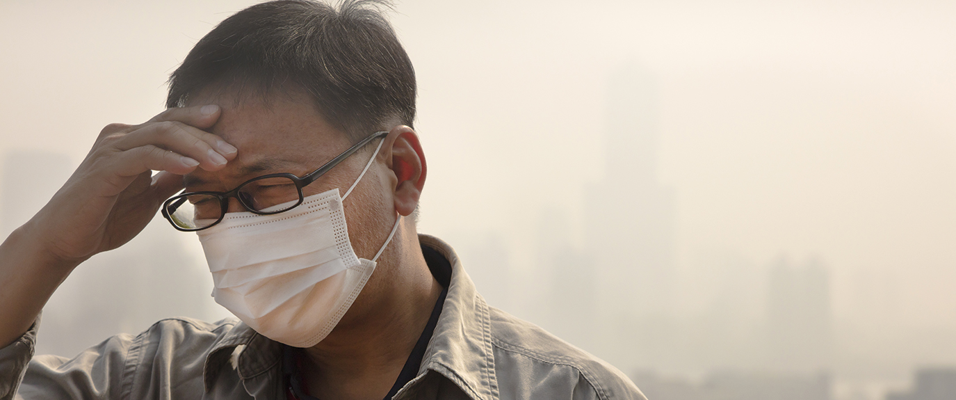 The more air pollution, the more mental distress